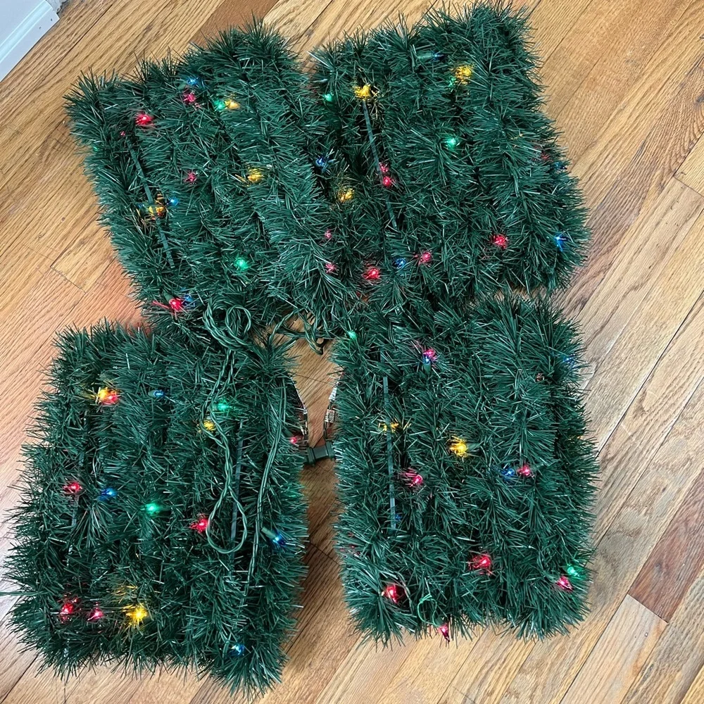 New in box Multi Color Garland 2 Pieces 36 Feet